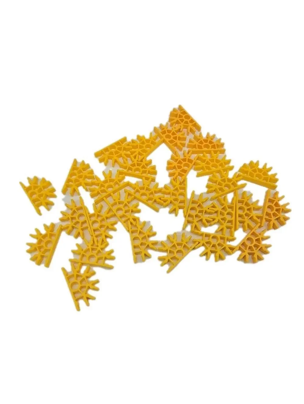KNEX Lot 29 Yellow Connectors K'nex #90906 & 2 Orange With Coaster Track Stud